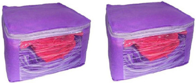 

Addyz Front Transparent Saree Cover Pack of 2(Purple)