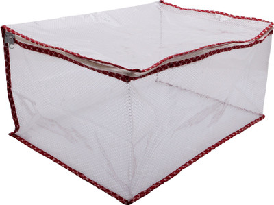 Angel Quilts Saree Cover Angqui 06 White Angel Quilts Garment Covers