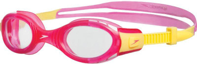 Speedo Unisex - Junior Futura Biofuse Swimming Goggles(Pink), Pink;yellow