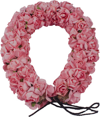 Flipkart - Majik Juda Maker Bun Accessories Gajra Hair Band(Pink)