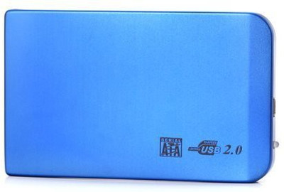 

HDE Aluminum External Hard Drive Disk Enclosure USB 2.0 to SATA 2.5" HDD or SSD Metal Case 2.5 inch External Hard Drive Disk Enclosure(For IDE, SATA, Blue)