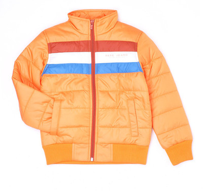 

Pepe Jeans Full Sleeve Solid Boys Jacket, Orange