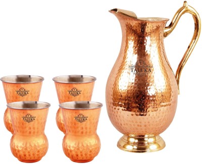 TALUKA T-CMUJ-CSDG4P Jug Glass Set(Copper)