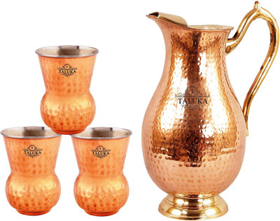 TALUKA T-CMUJ-CSDG3P Jug Glass Set(Copper)