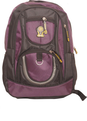 

Zest 16 inch Laptop Backpack(Black, Purple)