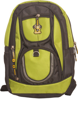 

Zest 16 inch Laptop Backpack(Black, Green)