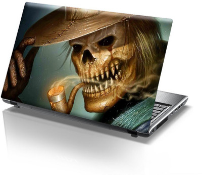 

Onlinemart Skull Vinyl Laptop Decal 15.6