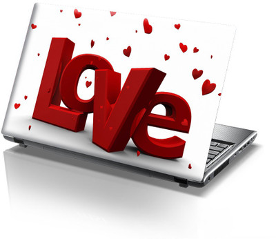 

Onlinemart Love Vinyl Laptop Decal 15.6