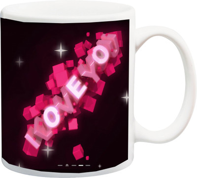 

ME&YOU Gift for Husband/Wife/Boyfriend/Girlfriend/lover;I LOve You Beautiful HD Print Ceramic Mug(325 ml), Multicolor