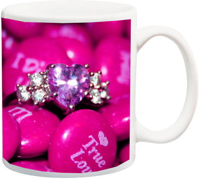 

ME&YOU Gift for Husband/Wife/Boyfriend/Girlfriend/lover;True Love Special Beautiful HD Print Ceramic Mug(325 ml), Multicolor