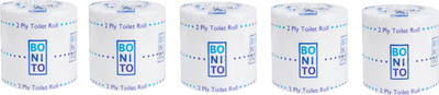 

Bonito Bonito Premium Party Paper Roll,Short Pack of 5 White Napkins(5 Sheets)