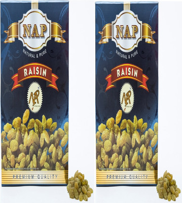 

NAP RAISIN/KISHMISH PACK OF 2 (500GMS*2) Raisins(1 g, Vacuum Pack)