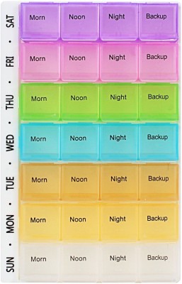 Flipkart - HOKIPO 7 Day Pill Box(Multicolor)