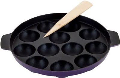 

A To Z Sales Non Stick Appam Tawa, Violet and Black NA Pan 22 cm diameter with Lid(Hard Anodised, Non-stick), Black;purple
