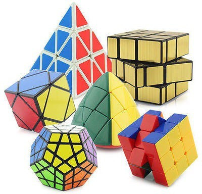

Mayatra's Combo of 6pcs Shengshou Pyramorphix Pyramind speed cube & megamix with(6 Pieces)