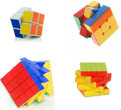 

Mayatra's Magic Rubik Cube Puzzle Brainstorming Game [ Shengshou2x2 + 3x3+4x4 & 5x5 ] set of 4 (4 Pieces)(4 Pieces)