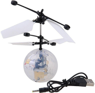 

Shrih Flying Ball With 3D Light Motion Sensors(Clear, Black), Black;clear