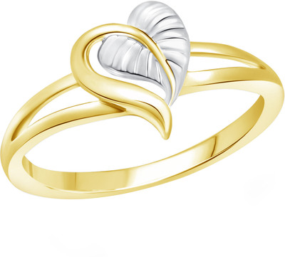 

Vighnaharta Exclusive Leaf Alloy 18K Yellow Gold Plated Ring