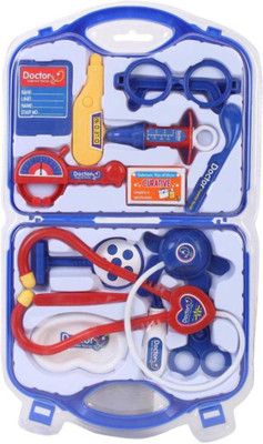 

ESIRKAR Best Doctor set -13 Pcs kit for role play by kids (Blue)