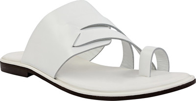 

Shoe Bazar Men White Flats