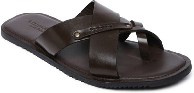 Amster Men Brown Flats