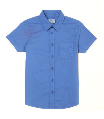 

Pepe Jeans Boys Solid Casual Blue Shirt
