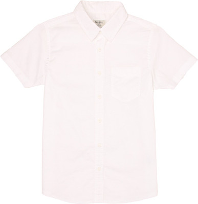 

Pepe Jeans Boys Solid Casual White Shirt