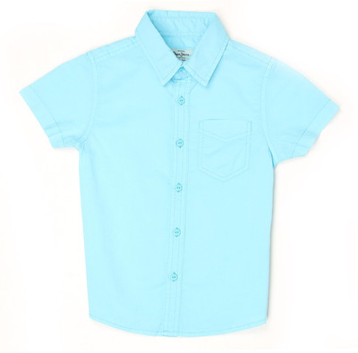 

Pepe Jeans Boys Solid Casual Blue Shirt, Light blue