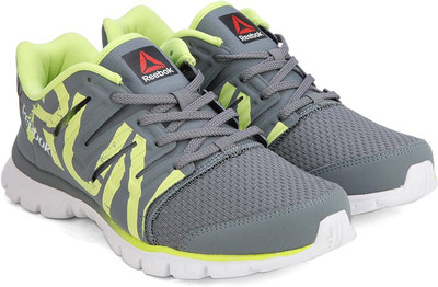 

REEBOK ULTRA SPEED Running Shoes For Women(Grey, Ast dust/high vis grn