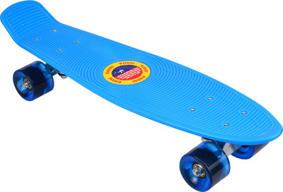 

Brecken Paul Blue Hard Plastic 6 inch x 20 inch Skateboard(Blue, Pack of 1)