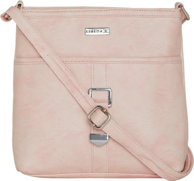 

Esbeda Women Casual Pink PU Sling Bag