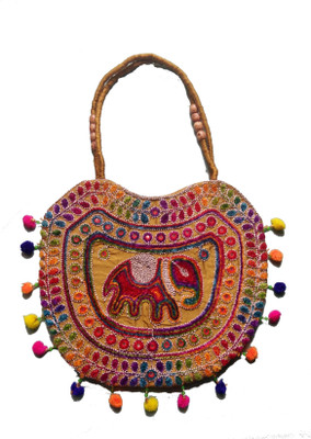 

PoojaJCollection Women Casual Multicolor Cotton Shoulder Bag