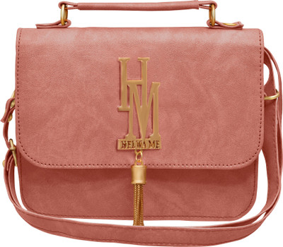 

tap fashion Women Casual Pink PU Sling Bag