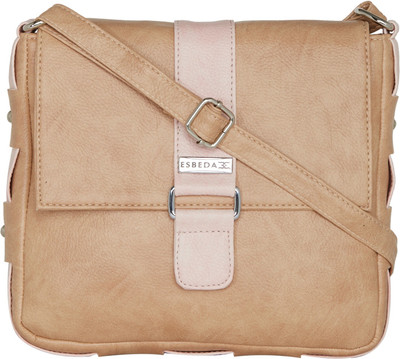 

Esbeda Women Casual Beige PU Sling Bag