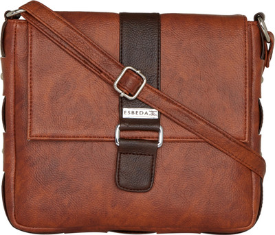 

Esbeda Women Casual Tan PU Sling Bag