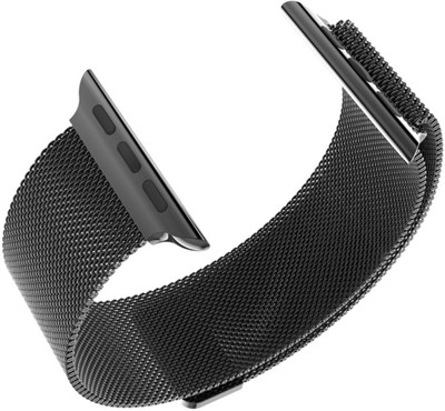 

i10 iWatch 38mm Milanese Black Smart Watch Strap(Black)