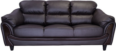 

Durian LAKEWOOD/3STR Leatherette 3 Seater Sofa(Finish Color - COFFEE BROWN)