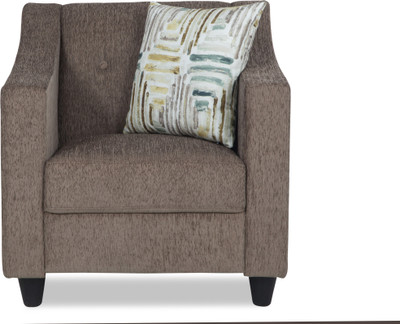 

Urban Living Derby Fabric 1 Seater Sofa(Finish Color - Grey)