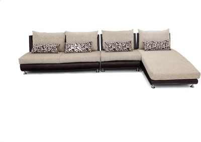 

Furnicity Leatherette 3 + 1 + 1 Beige Sofa Set