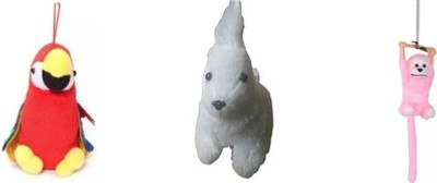 

Ansh Soft Toy Animal Set(Parrot,Rabbit & Hanging Monkey) - 50 cm(Multicolor)