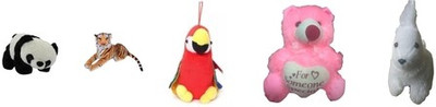 

Ansh Soft Toy Animal Set(Caterpiller,Tiger,Hanging Monkey,Panda & Teddybear) - 50 cm(Multicolor)