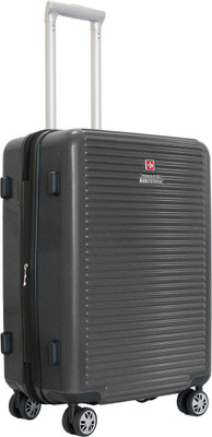 

Swiss Military GRAVITY SERIES LARGE SIZE HARD TOP LUGGAGE Expandable Check-in Luggage -  inch(Grey