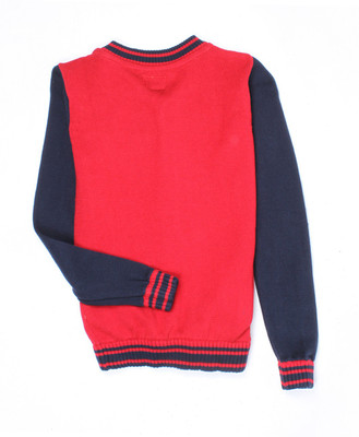 

Pepe Jeans Solid Round Neck Casual Boys Red Sweater
