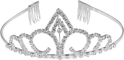 

Pink Rose Crown(White, Pack of 1)