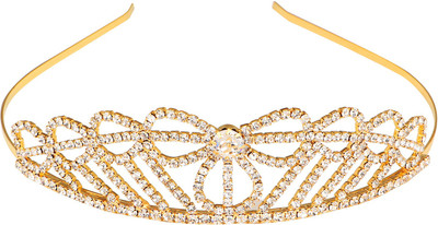 

Pink Rose Crown(Gold, Pack of 1)