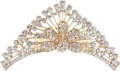 

Pink Rose Crown(Gold, Pack of 1)
