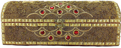 

Bonanza Golden Jewelry Bangle Vanity Box(Golden)