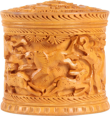 

Fab Handicraft Vanity Box Multi Purpose Vanity Box(Golden)