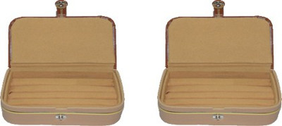 

Aadhya Ring folder pack of 2 Multipurpose Vanity Box(Brown)