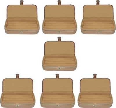 

Aadhya Ring folder pack of 7 Multipurpose Vanity Box(Brown)